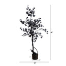 4’ Artificial Halloween Black Maple Tree