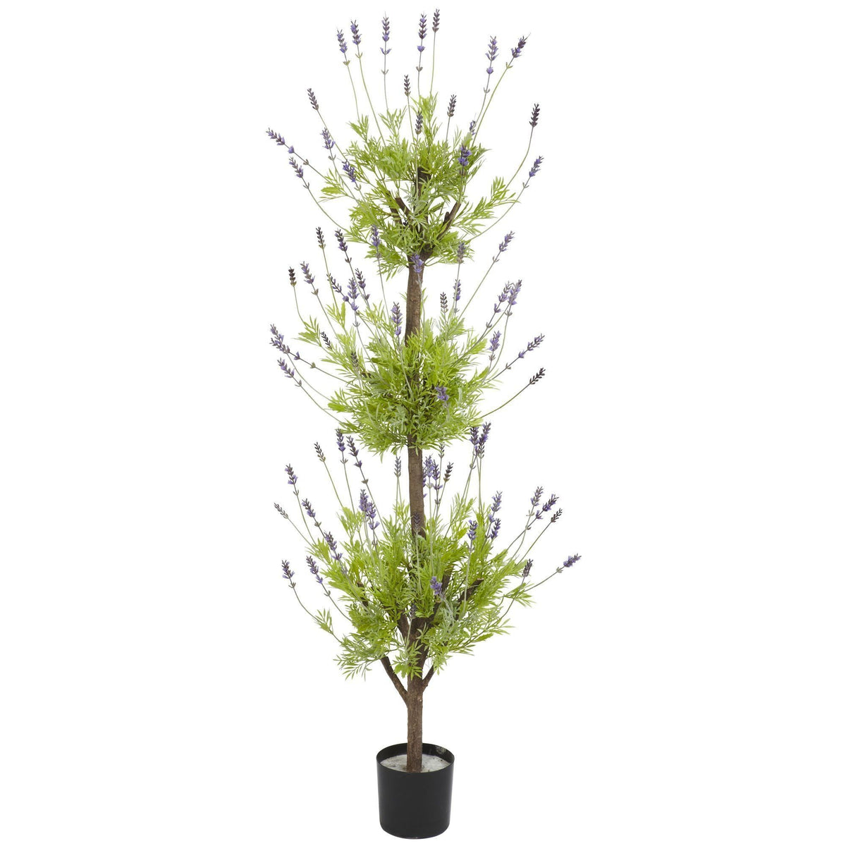 4' Lavender Topiary Silk Tree, photo 4 of 4
