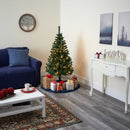 4' Northern Tip Pine Artificial Christmas Tree with 100 Clear LED Lights