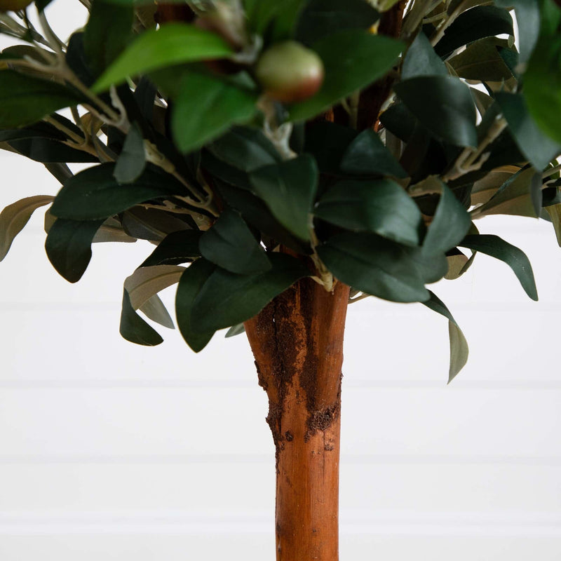 4’ Olive Topiary Silk Tree, photo 3 of 4