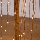 4’ Pre-Lit Artificial Willow Tree with 120 Warm White LED Lights