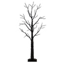 4’ Pre-Lit Artificial Halloween Twig Tree with 240 Orange & Purple LED Lights