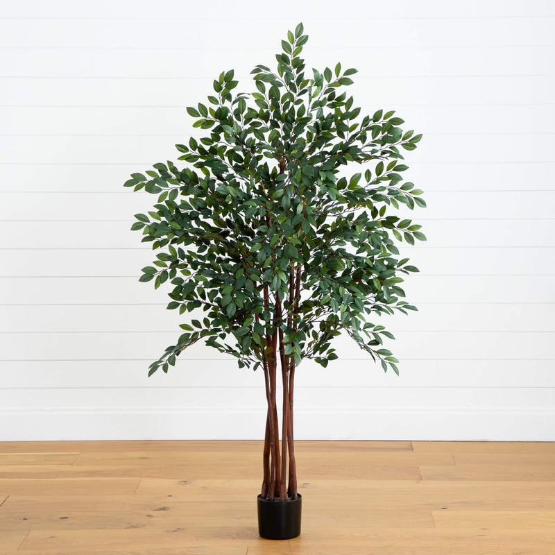 4' Ruscus Silk Tree