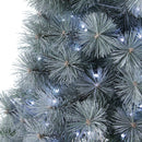 4' Snowy Mountain Pine Artificial Christmas Tree with 150 LED Lights and Decorative Planter