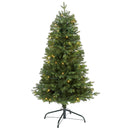 4' Vermont Fir Artificial Christmas Tree with 100 Clear LED Lights