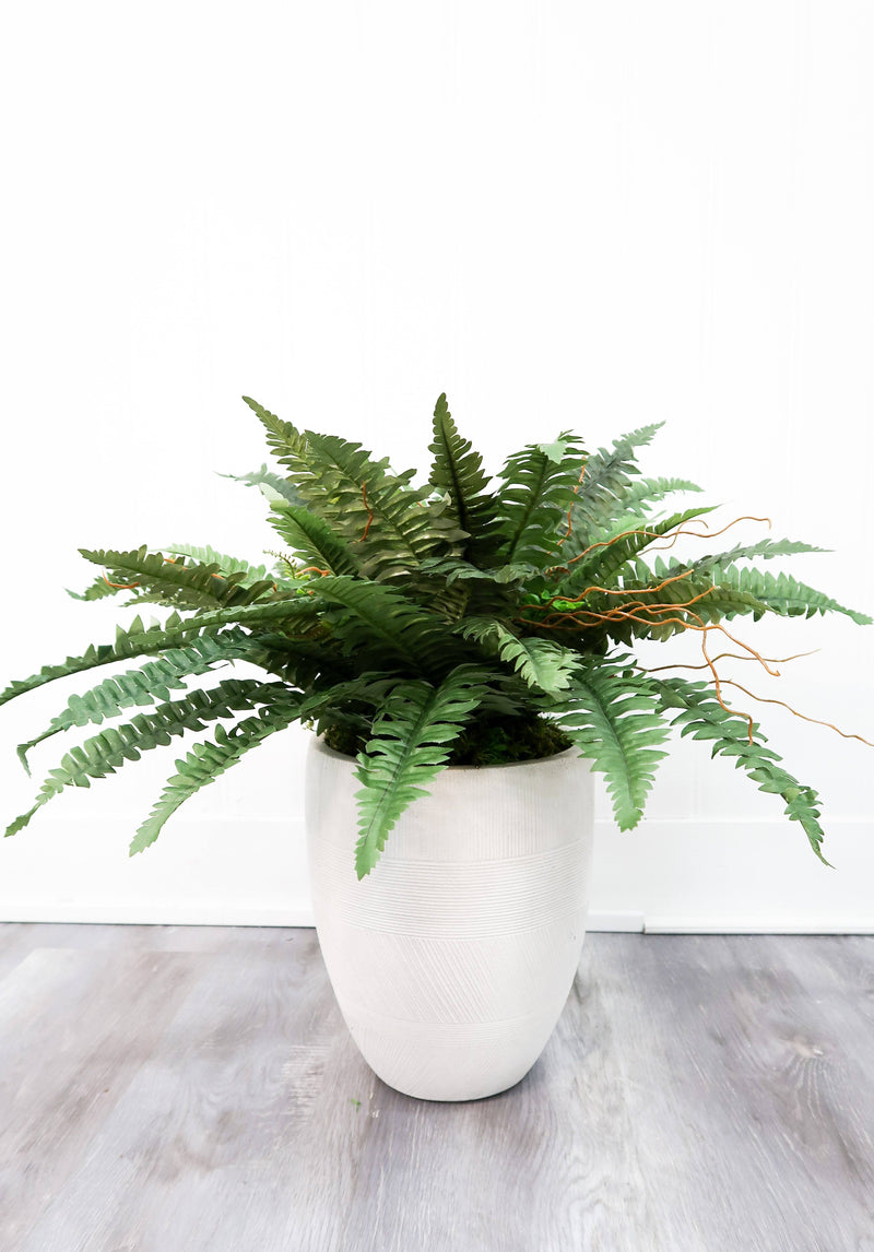 40” Artificial Boston Fern (Set of 2), photo 6 of 7