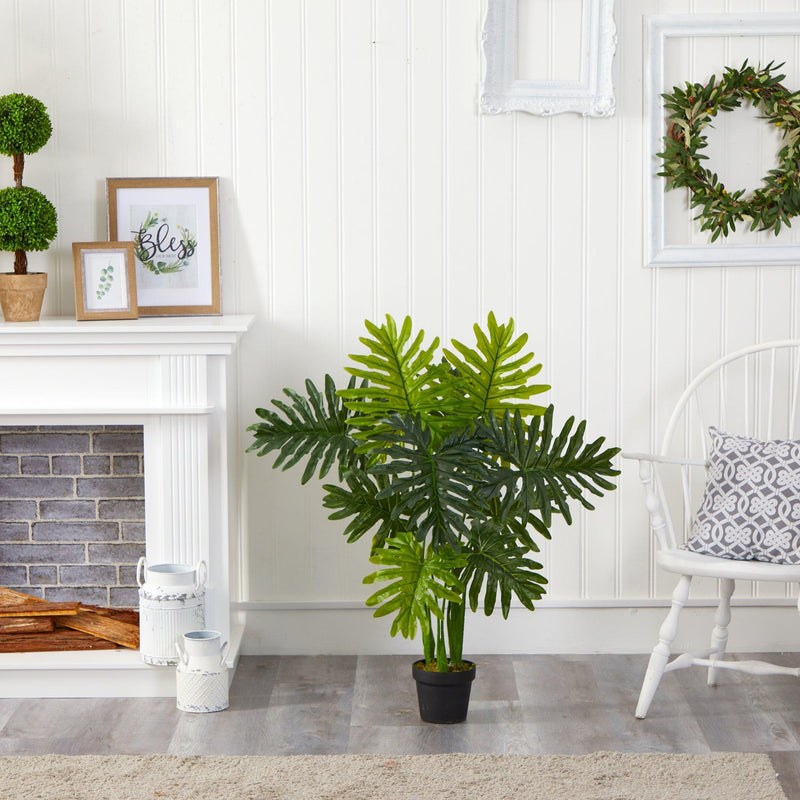 40” Philodendron Artificial Plant (Real Touch)