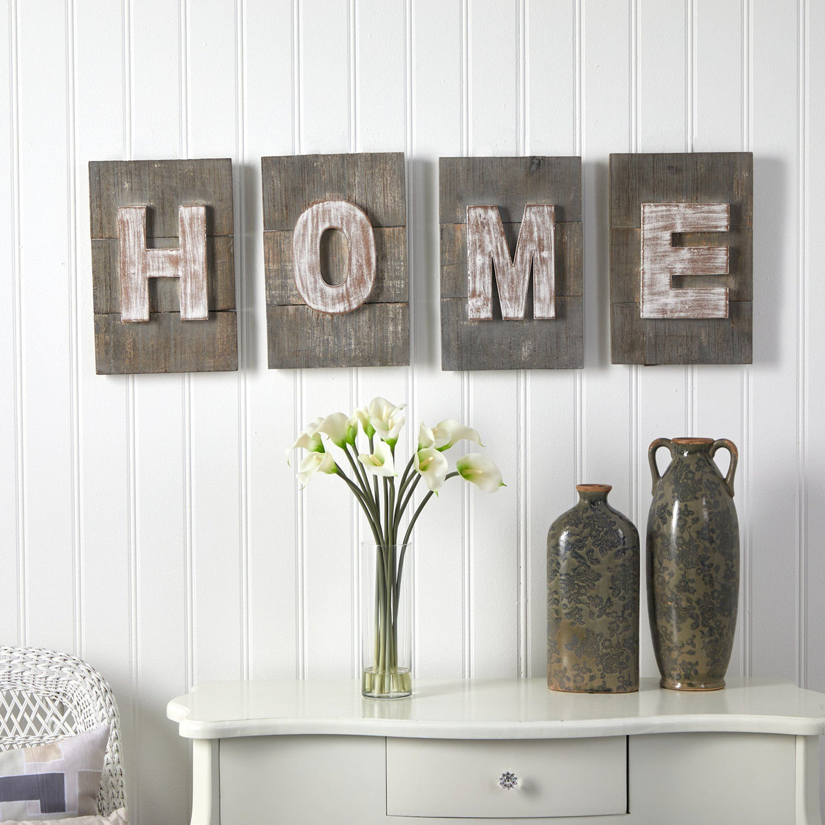 40” Rustic Farmhouse “HOME” Wall Art Decor, photo 3 of 3