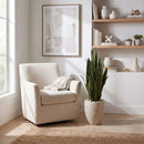 40” Sansevieria Artificial Plant in Sand Colored Planter by Nearly Natural