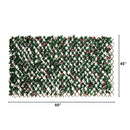 40” x 80” UV Resistant Artificial Bougainvillea Expandable Privacy Fence Screen (Indoor/Outdoor)
