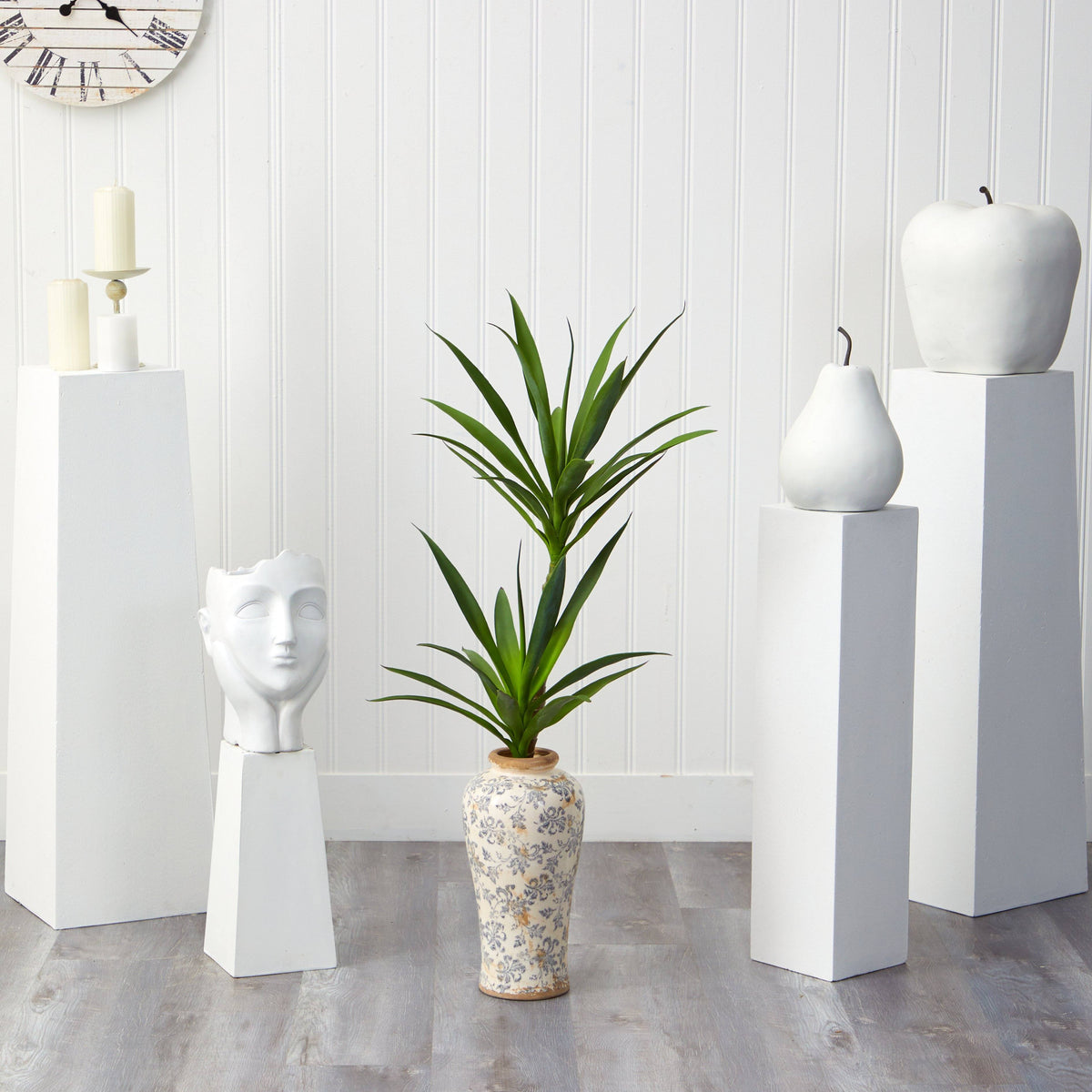44” Double Yucca Artificial Plant in Designer Planter, photo 3 of 4