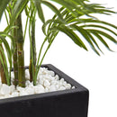 4.5’ Areca Palm Tree with Black Wash Planter UV Resistant (Indoor/Outdoor)