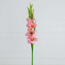 45" Artificial Gladiolus Flower Stems - Set of 3