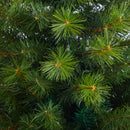 4.5’ Green Valley Pine Artificial Christmas Tree with 100 Warm White LED Lights and 201 Bendable Branches in Decorative Urn
