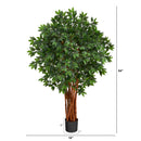 4.5’ Lychee Artificial Tree with Natural Trunk