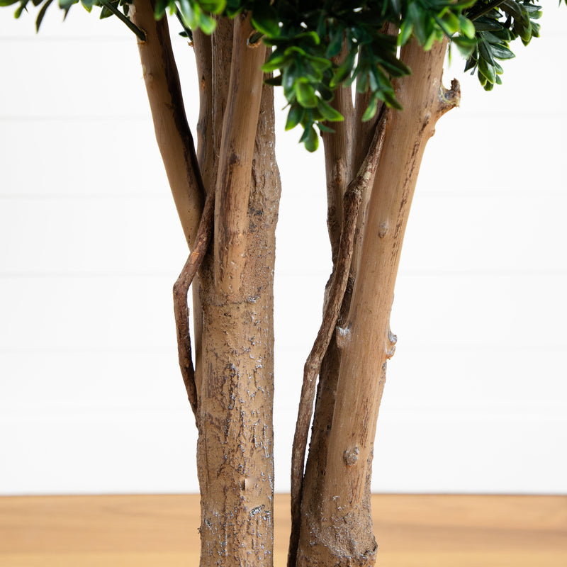 46” Boxwood Artificial Topiary Tree UV Resistant (Indoor/Outdoor)