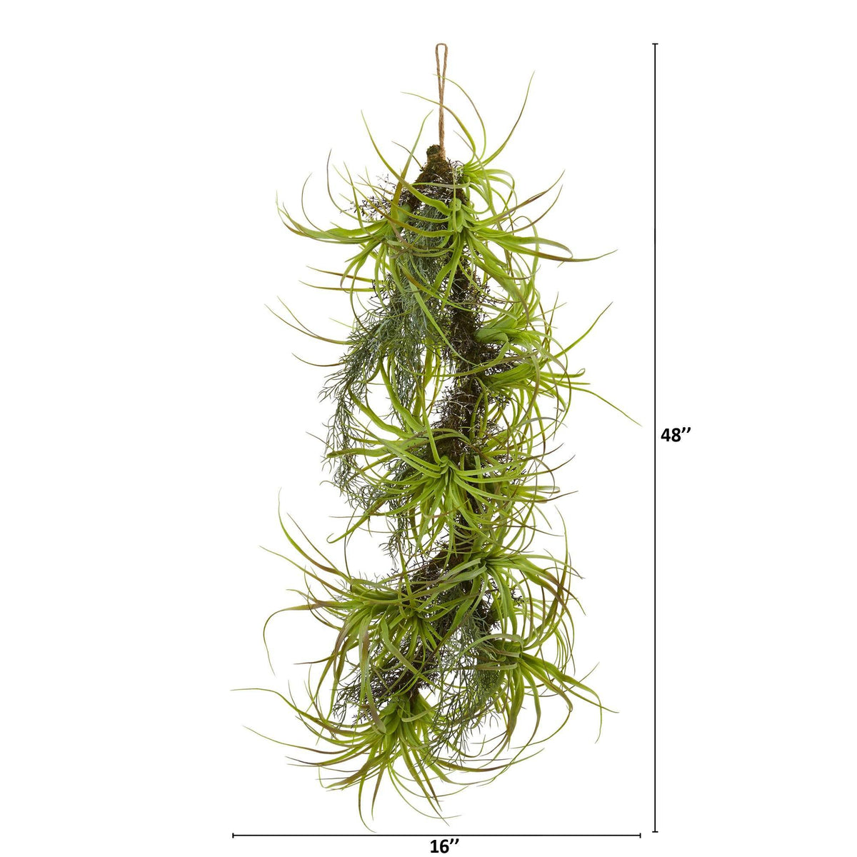 48” Air Plant Artificial Hanging Plant, photo 2 of 2