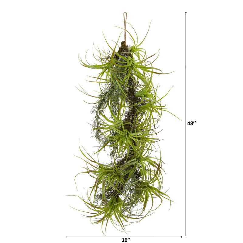 48” Air Plant Artificial Hanging Plant, photo 2 of 2