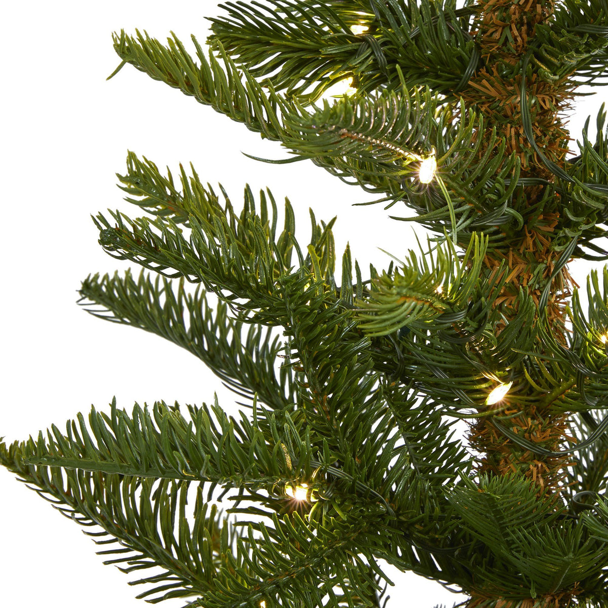 5’ Alaskan Alpine Artificial Christmas Tree with 100 Clear Microdot (Multifunction) LED Lights and 92 Bendable Branches, photo 3 of 6