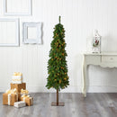 5' Alpine Artificial Christmas Tree with 150 Lights and 405 Bendable Branches