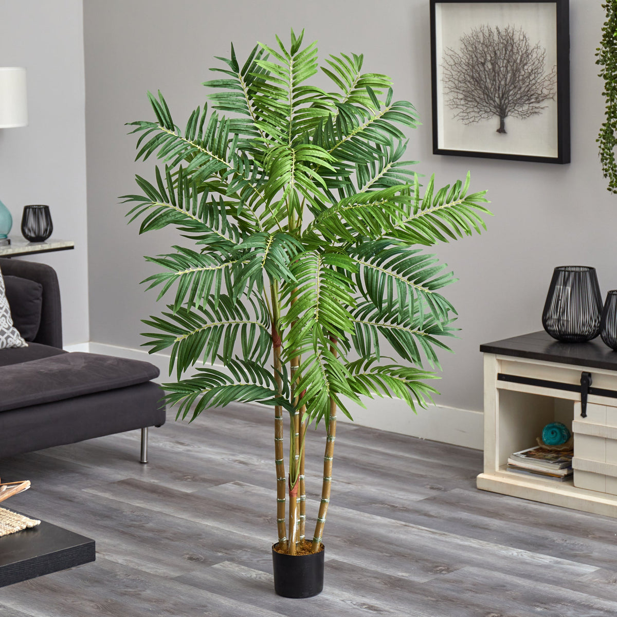 5’ Artificial Areca Palm Tree, photo 3 of 4