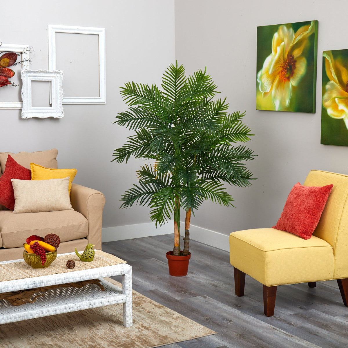 5’ Areca Palm Artificial Tree (Real Touch), photo 2 of 4