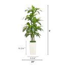 5' Artificial Real Touch Dracaena in Decorative Planter