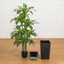 5' Artificial Real Touch Dracaena in Decorative Planter