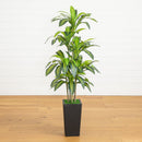 5' Artificial Real Touch Dracaena in Decorative Planter