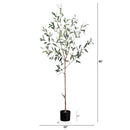 5’ Artificial Slim Minimalist Olive Tree