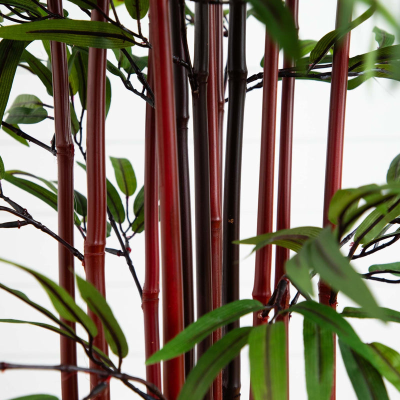5’ Bamboo Silk Tree w/Planter, photo 3 of 6