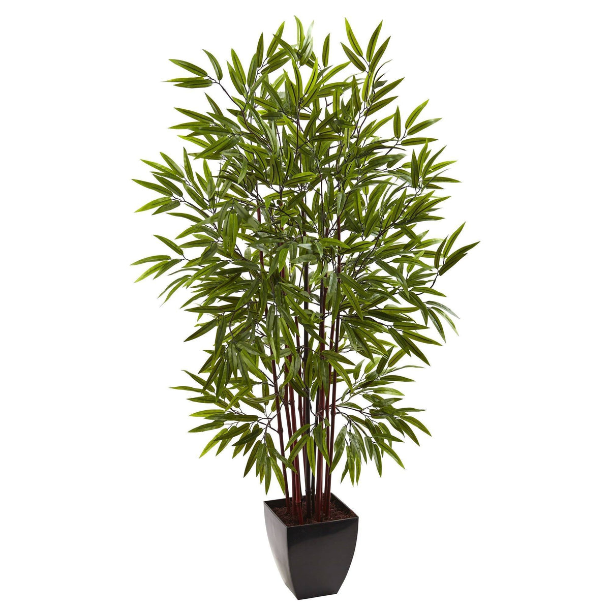 5’ Bamboo Silk Tree w/Planter, photo 6 of 6