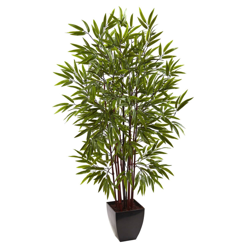 5’ Bamboo Silk Tree w/Planter, photo 6 of 6