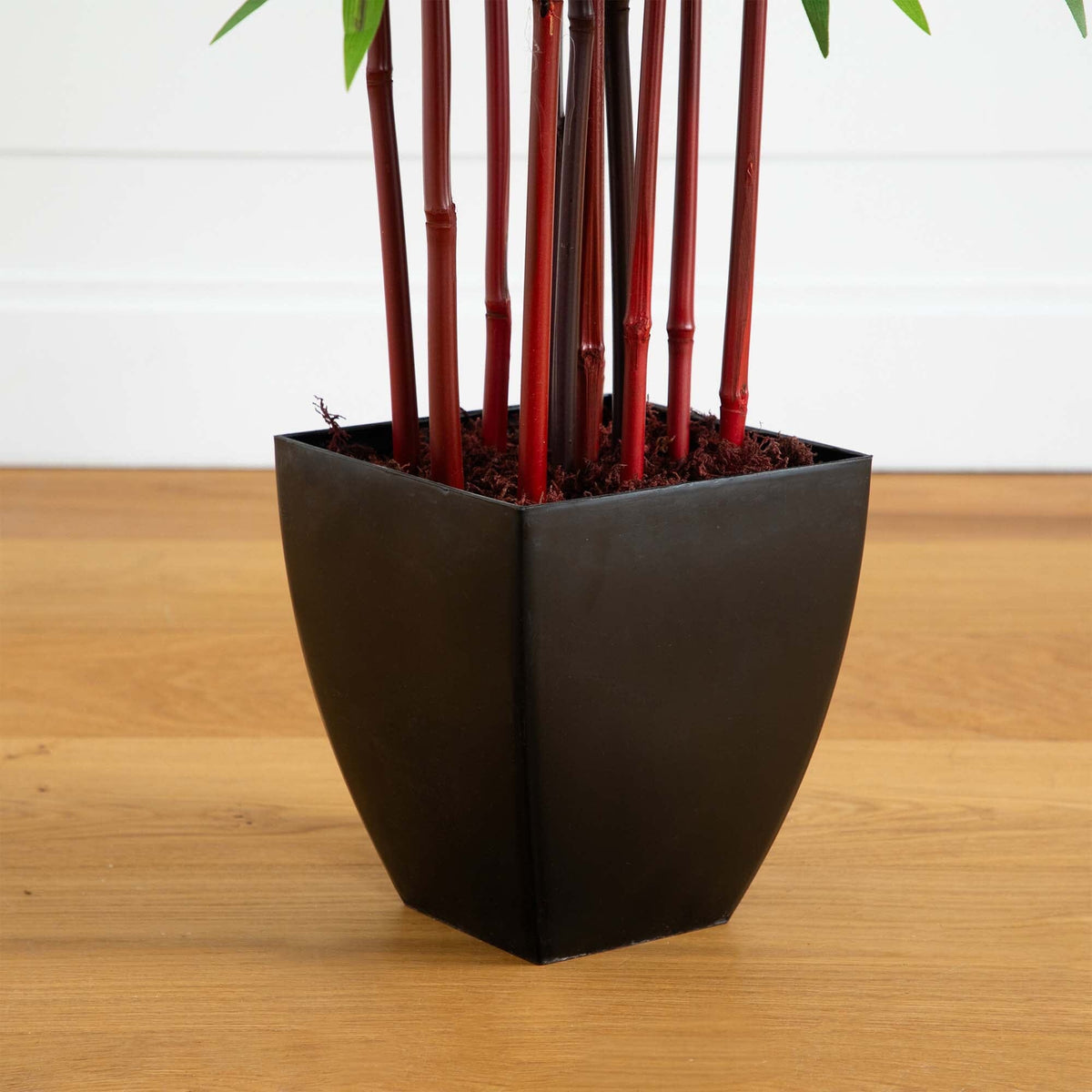 5’ Bamboo Silk Tree w/Planter, photo 5 of 6