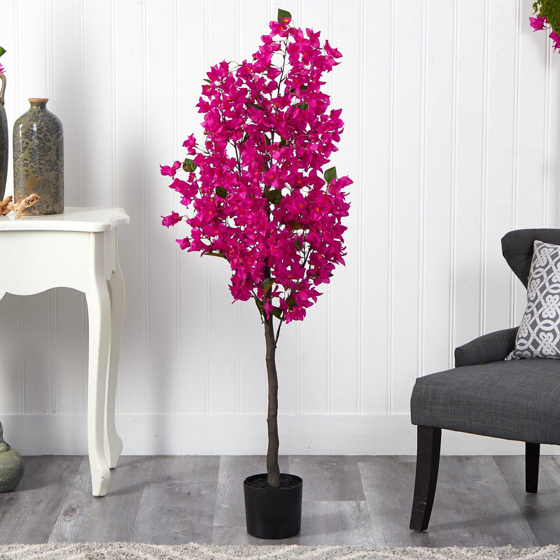 5’ Bougainvillea Artificial Tree