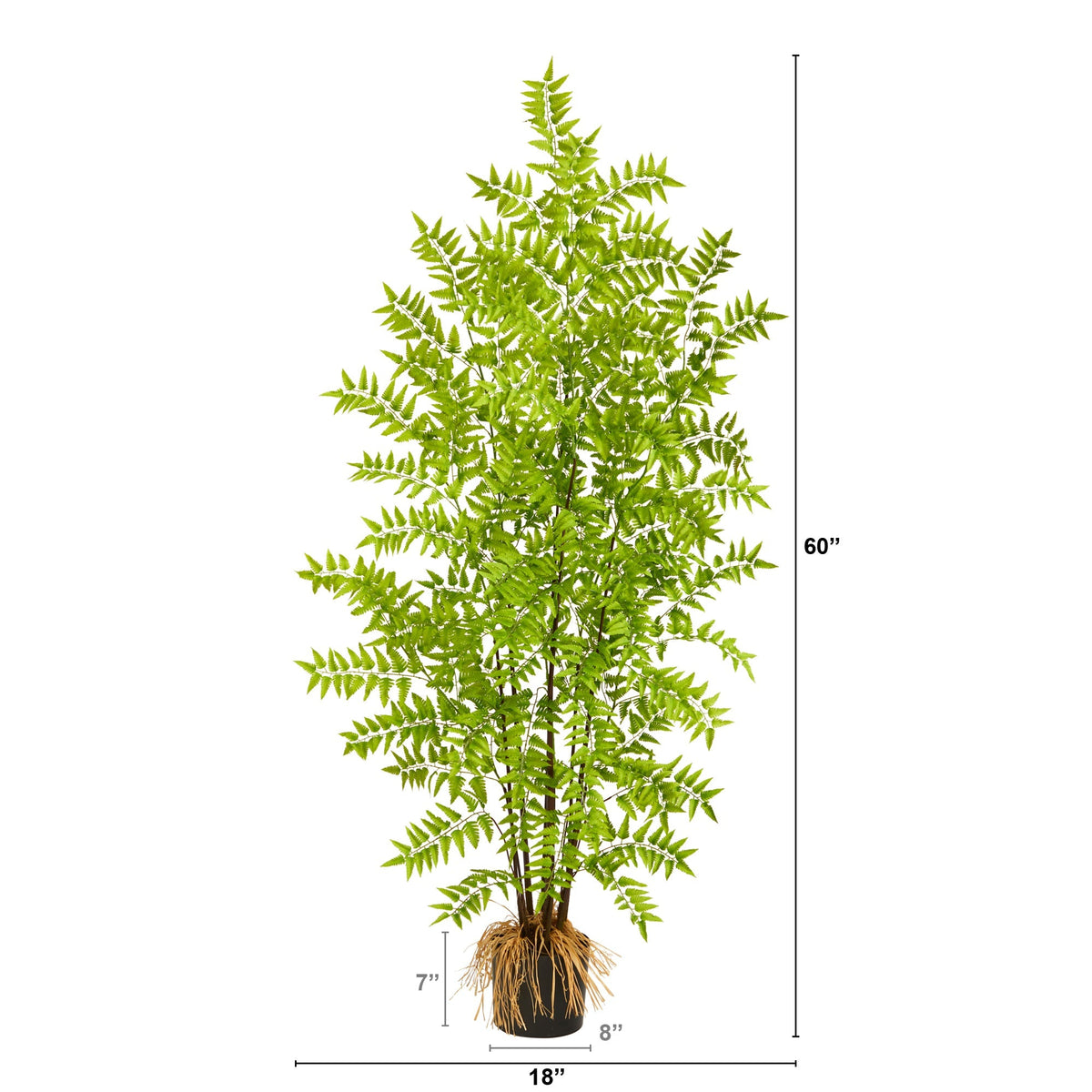 5’ Bracken Fern Artificial Tree, photo 2 of 4