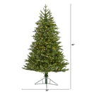5' Cambridge Fir Artificial Christmas Tree with 300 Clear Warm (Multifunction) LED Lights with Instant Connect Technology and 570 Bendable Branches