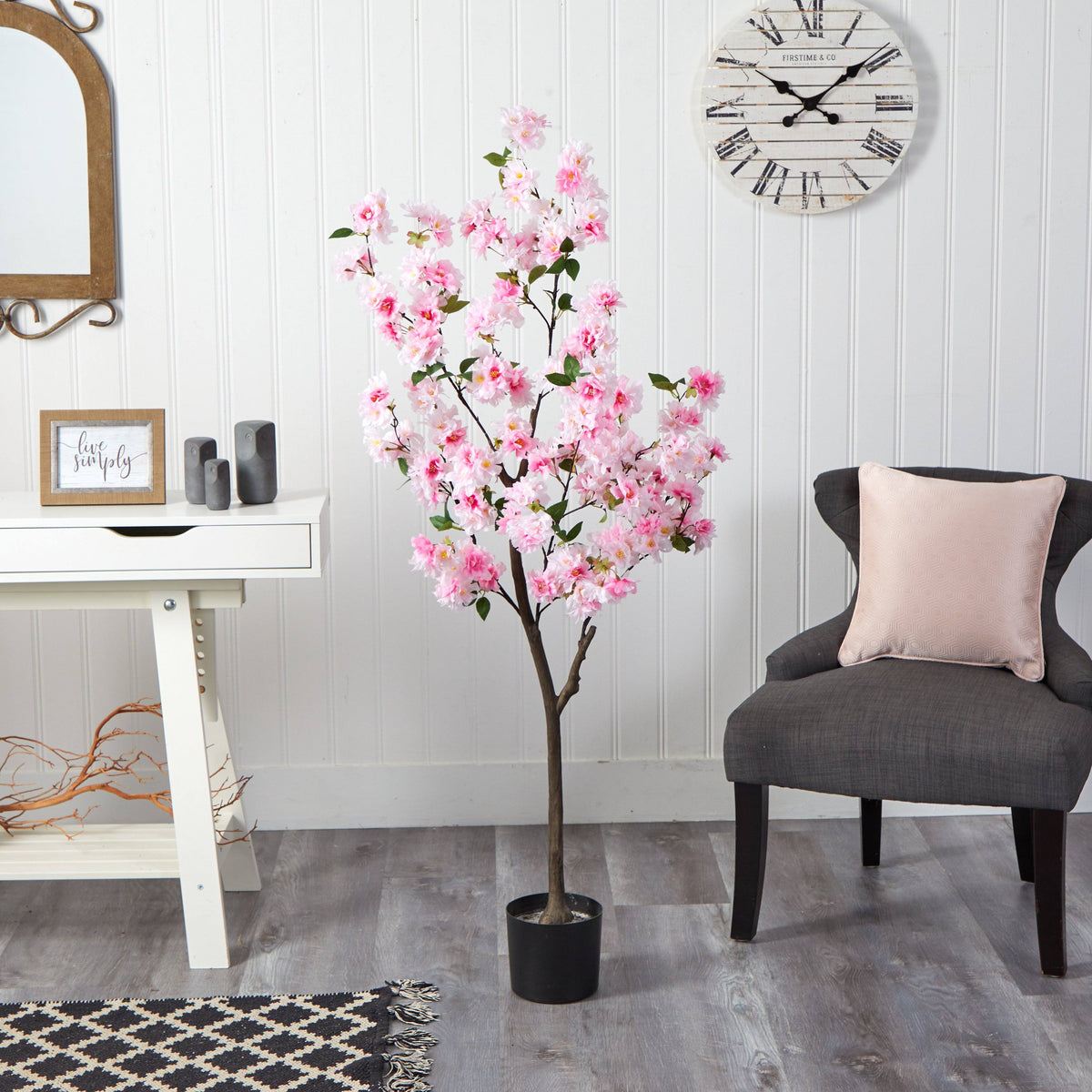 5’ Cherry Blossom Artificial Tree, photo 5 of 7