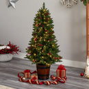 5' Colorado Aspen Pre-Lit Porch Artificial Christmas Tree