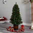 5' Colorado Aspen Pre-Lit Porch Artificial Christmas Tree