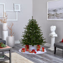 5’ Colorado Mountain Pine Artificial Christmas Tree with 250 Lights, 669 Branches and Pine Cones