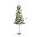 5’ Flocked Alpine Artificial Christmas Tree