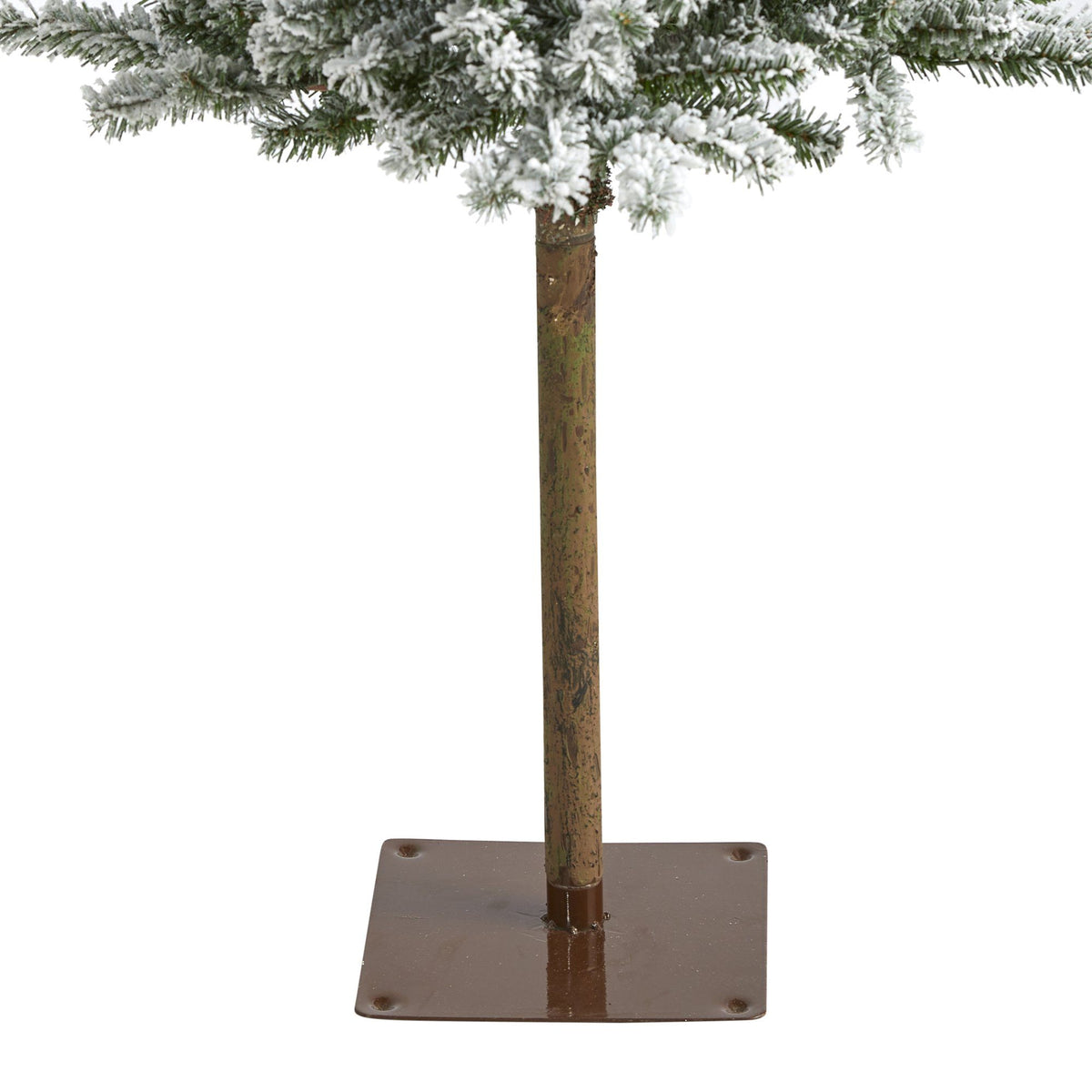 5’ Flocked Alpine Artificial Christmas Tree, photo 4 of 7