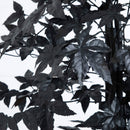 5' Artificial Halloween Black Maple Tree with Natural Trunk