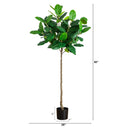 5' Artificial Petite Audrey Ficust Tree