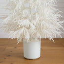 5' Artificial Real Touch White Norfolk Island Pine Christmas Tree with Natural Look