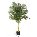 5’ Single Stalk Golden Cane Artificial Palm Tree