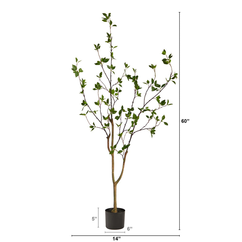 5’ Minimalist Citrus Artificial Tree, photo 4 of 6