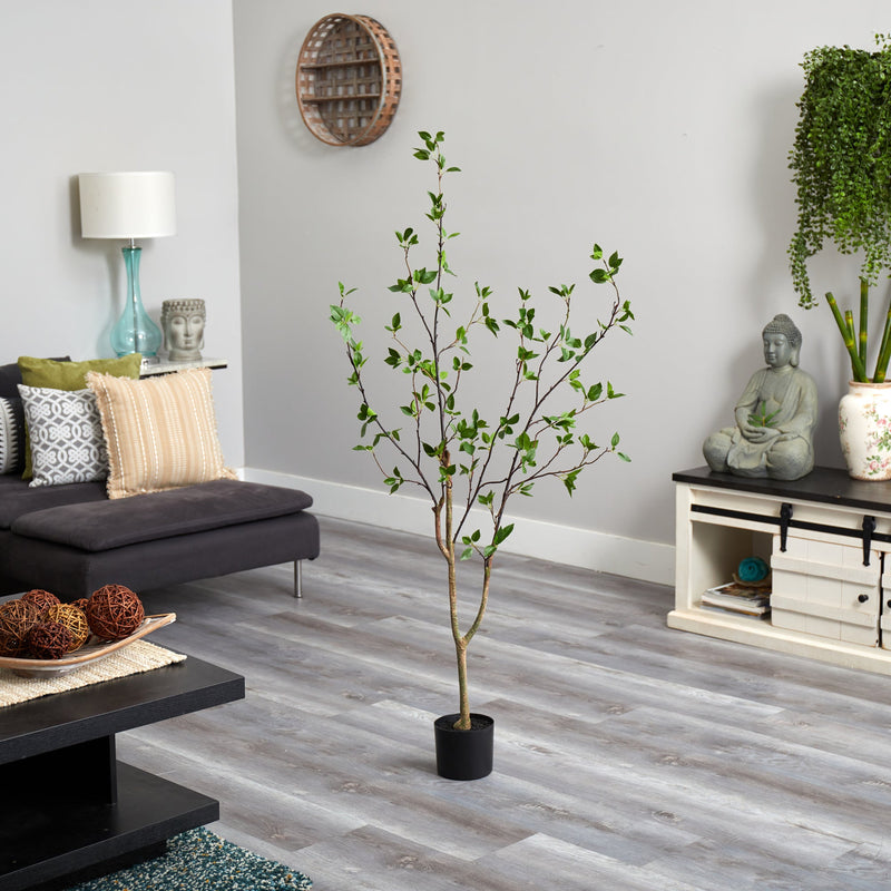 5’ Minimalist Citrus Artificial Tree, photo 6 of 6