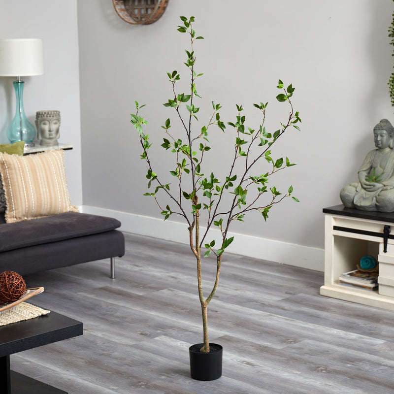 5’ Minimalist Citrus Artificial Tree, photo 5 of 6